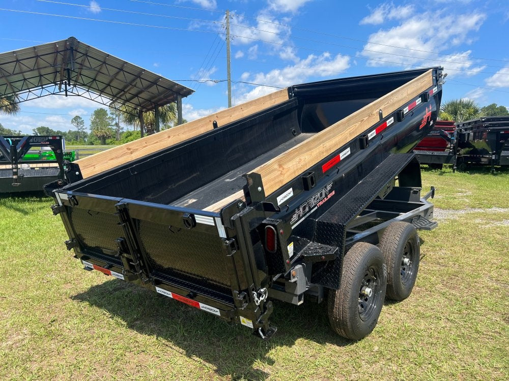 14' HZ7 BP Dump Trailer 2 - 7k Axles 2' Walls - DT3 Professional/Dump Trailers - Stryker Dealership Group