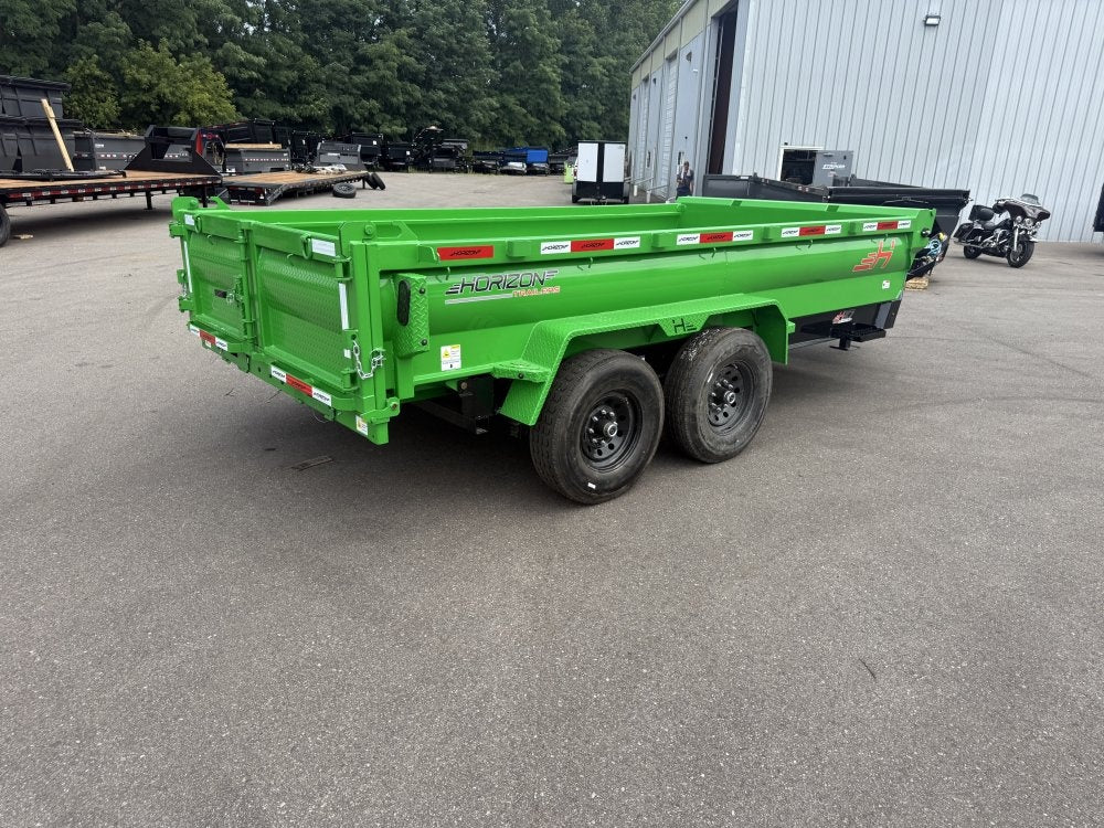 14' HZ7 Dump 24" Sides - 7K Axles - 620 Scissor - DT3 Professional/Dump Trailers - Stryker Dealership Group