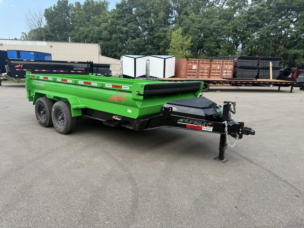 14' HZ7 Dump 24" Sides - 7K Axles - 620 Scissor - Dump Trailers/Dump Trailers - Stryker Dealership Group