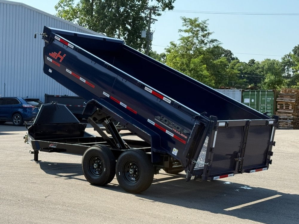 14' HZ7 Dump 36" Sides - 7K Axles - 620 Scissor - Dump Trailers - Stryker Dealership Group