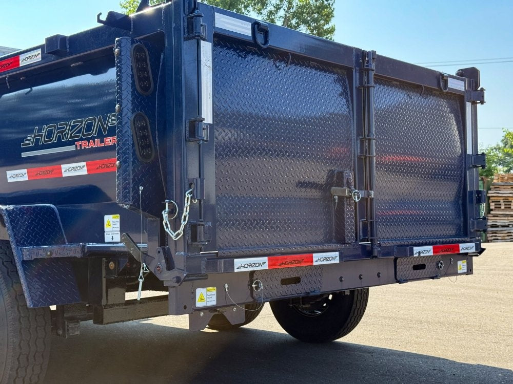 14' HZ7 Dump 36" Sides - 7K Axles - 620 Scissor - Dump Trailers - Stryker Dealership Group
