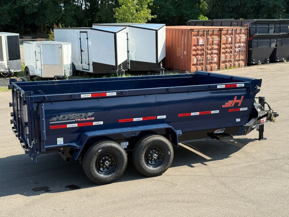14' HZ7 Dump 36" Sides - 7K Axles - 620 Scissor - Dump Trailers - Stryker Dealership Group