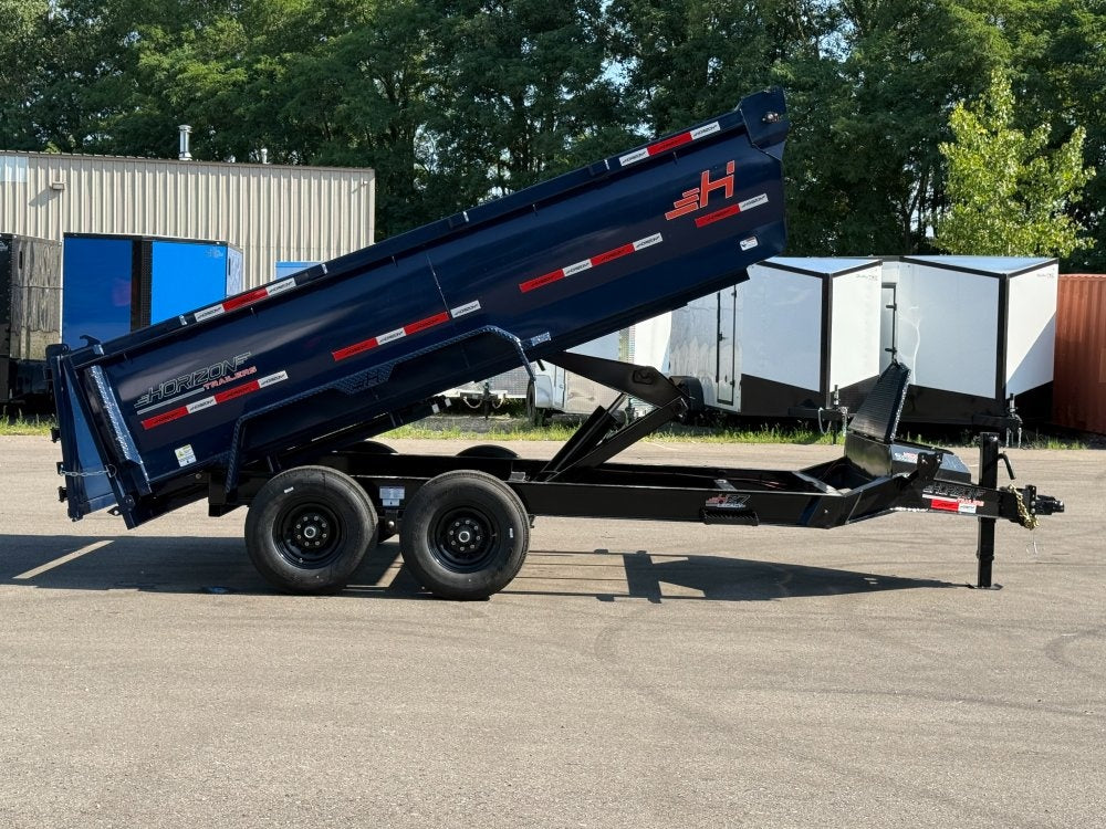 14' HZ7 Dump 36" Sides - 7K Axles - 620 Scissor - Dump Trailers - Stryker Dealership Group