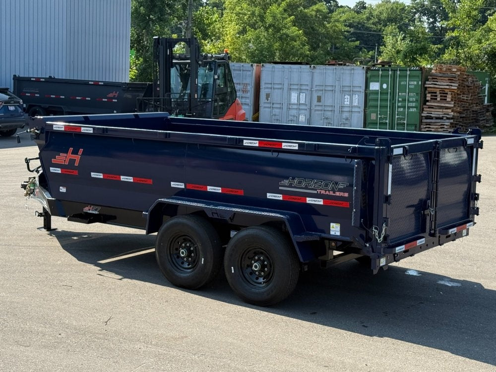 14' HZ7 Dump 36" Sides - 7K Axles - 620 Scissor - Dump Trailers - Stryker Dealership Group