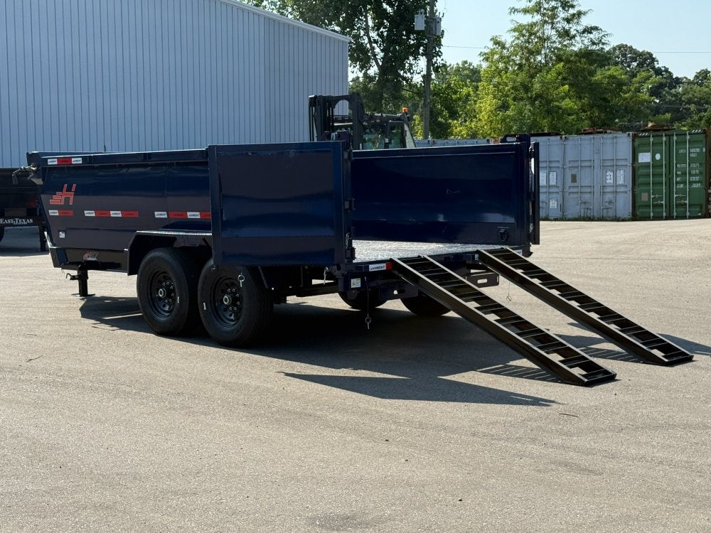 14' HZ7 Dump 36" Sides - 7K Axles - 620 Scissor - Dump Trailers - Stryker Dealership Group