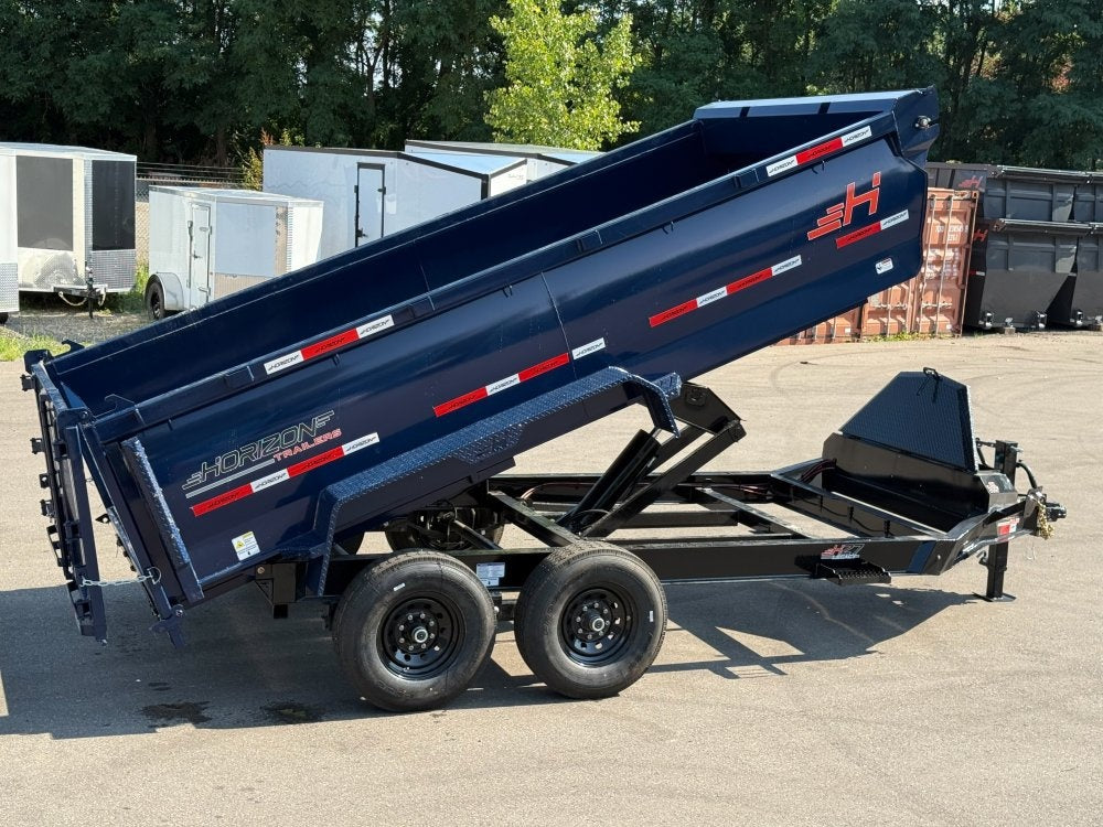 14' HZ7 Dump 36" Sides - 7K Axles - 620 Scissor - Dump Trailers - Stryker Dealership Group