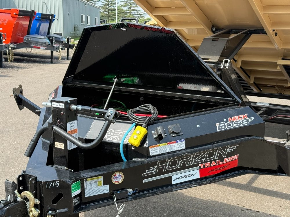 14' HZ7 Dump 36" Sides - 7K Axles - 620 Scissor - Dump Trailers - Stryker Dealership Group