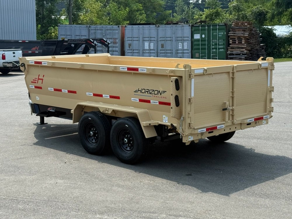 14' HZ7 Dump 36" Sides - 7K Axles - 620 Scissor - Dump Trailers - Stryker Dealership Group