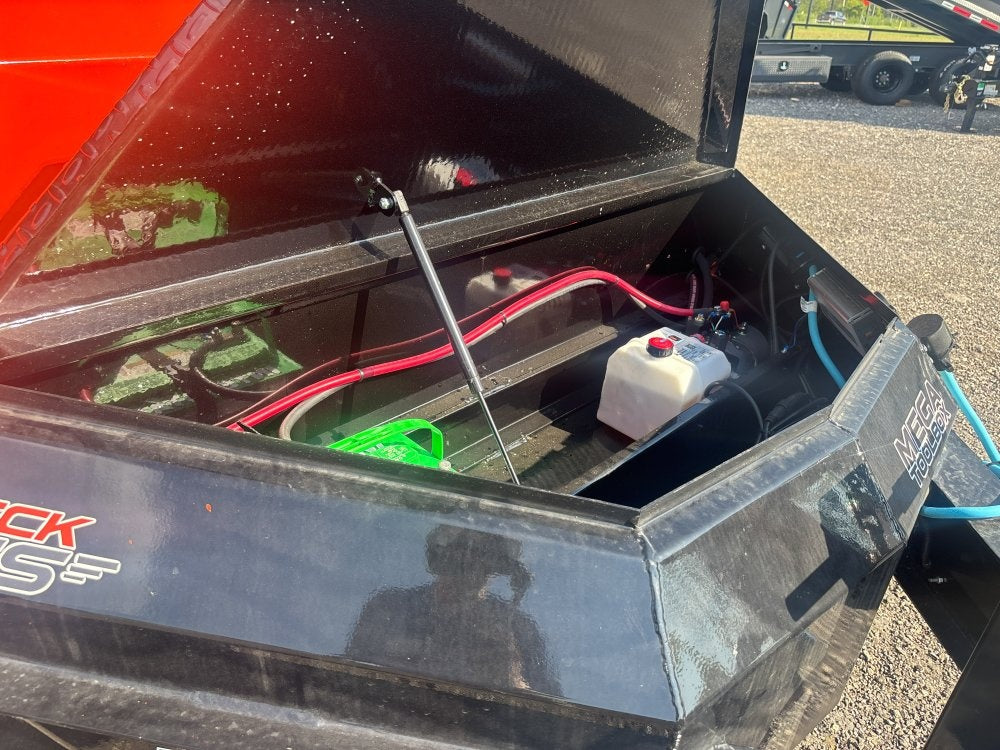 14' HZ7 Dump 36" Sides - 7K Axles - 620 Scissor - Bumper Pull Dump/Dump Trailers - Stryker Dealership Group