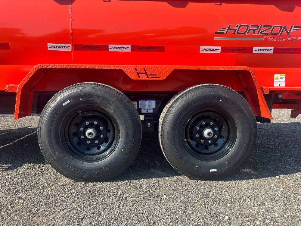 14' HZ7 Dump 36" Sides - 7K Axles - 620 Scissor - Dump Trailers - Stryker Dealership Group