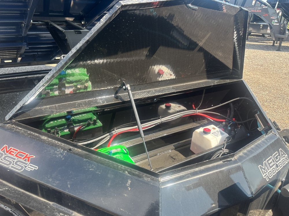 14' HZ7 Dump 48" Sides - 7K Axles - 620 Scissor - Bumper Pull Dump/Dump Trailers - Stryker Dealership Group