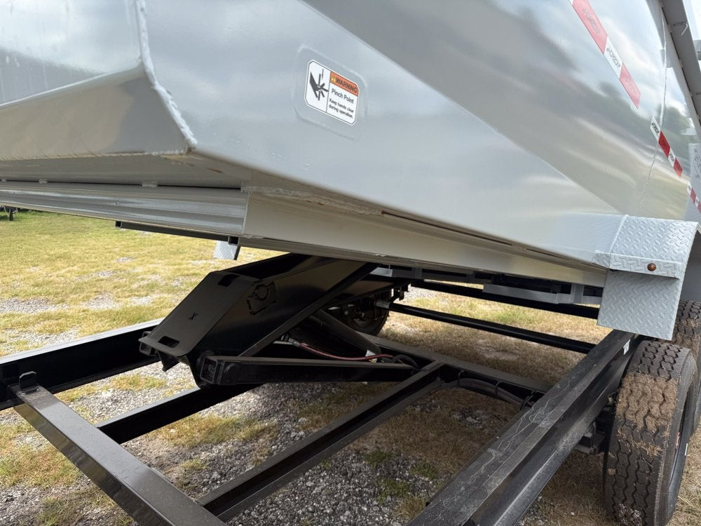 14' HZ7 Dump 48" Sides - 8K Axles - 620 Scissor - 14 ply Tires - 2 Speed Jack - Dump Trailers - Stryker Dealership Group