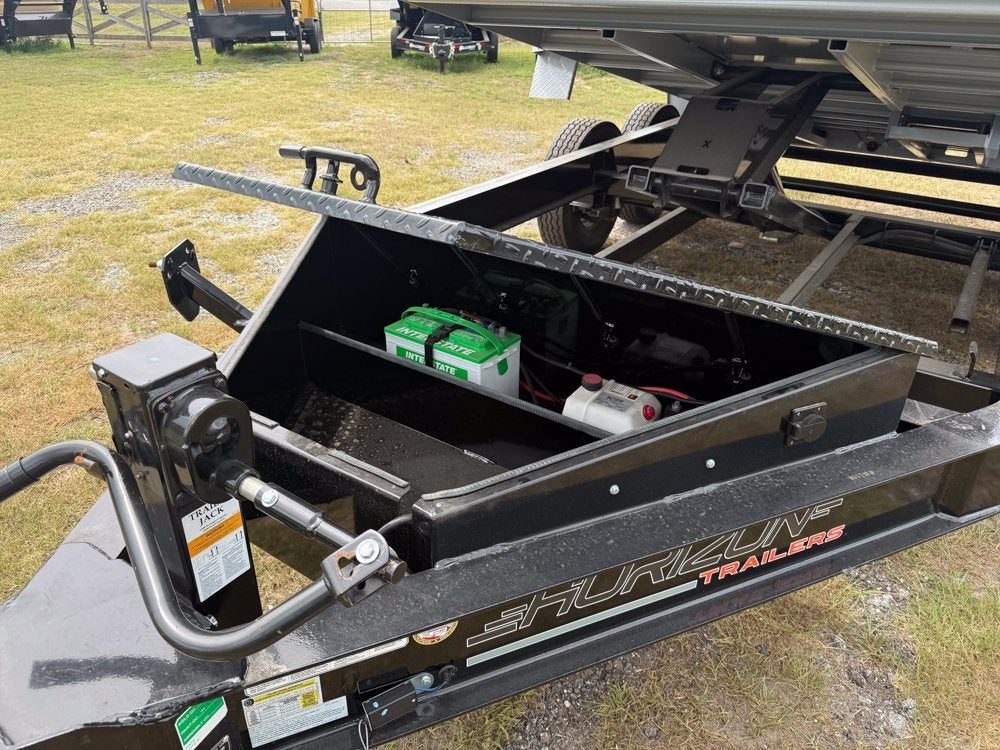 14' HZ7 Dump 48" Sides - 8K Axles - 620 Scissor - 14 ply Tires - 2 Speed Jack - Dump Trailers - Stryker Dealership Group