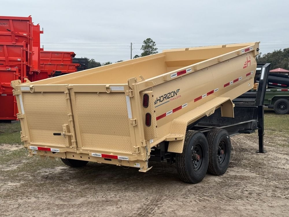 14' HZ7 GN Dump 36" Sides - 8K Axles - 620 Scissor - 14 ply Tires - 2 Speed Jack - DT3 Professional/Dump Trailers - Stryker Dealership Group