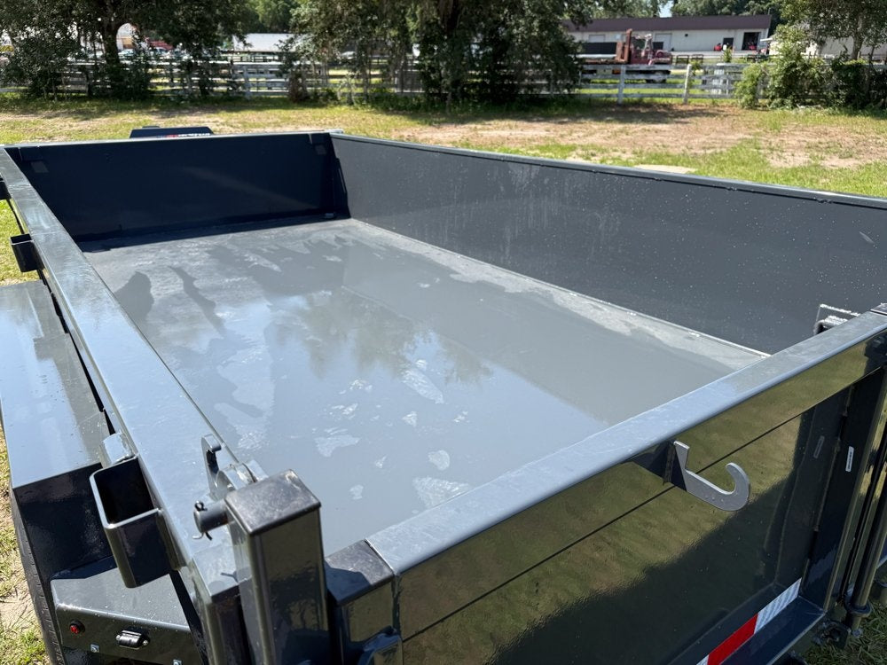 14' Low-Pro Dump Trailer - 7K Axles 10 Ply Tires - 24" Sides - Bumper Pull Dump/Dump Trailers - Stryker Dealership Group
