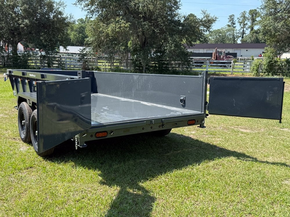 14' Low-Pro Dump Trailer - 7K Axles 10 Ply Tires - 24" Sides - DT3 Professional/Dump Trailers - Stryker Dealership Group