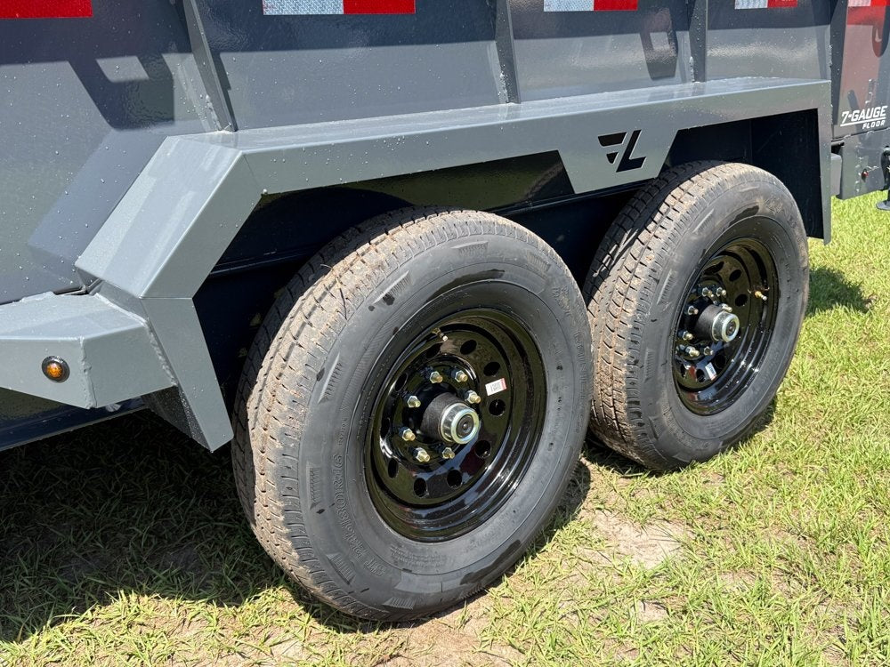 14' Low-Pro Dump Trailer - 7K Axles 10 Ply Tires - 24" Sides - Bumper Pull Dump/Dump Trailers - Stryker Dealership Group
