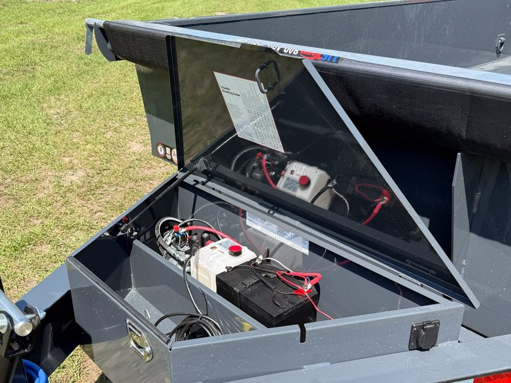 14' Low-Pro Dump Trailer - 7K Axles 10 Ply Tires - 24" Sides - DT3 Professional/Dump Trailers - Stryker Dealership Group