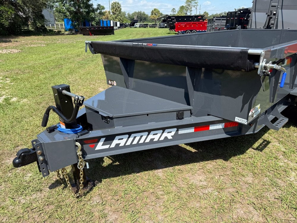 14' Low-Pro Dump Trailer - 7K Axles 10 Ply Tires - 24" Sides - DT3 Professional/Dump Trailers - Stryker Dealership Group