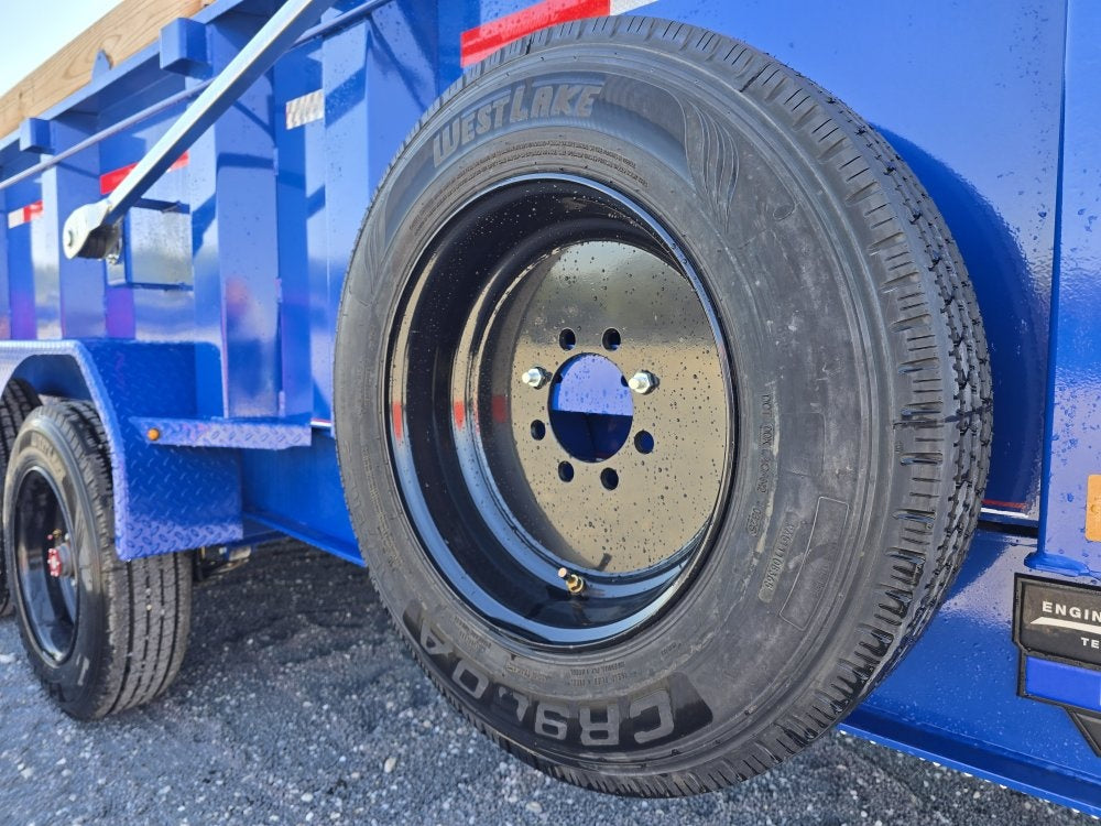 14' LPT BP Low Profile Dump Trailer - 8k Axles - Telescopic - Bumper Pull Dump/Dump Trailers - Stryker Dealership Group