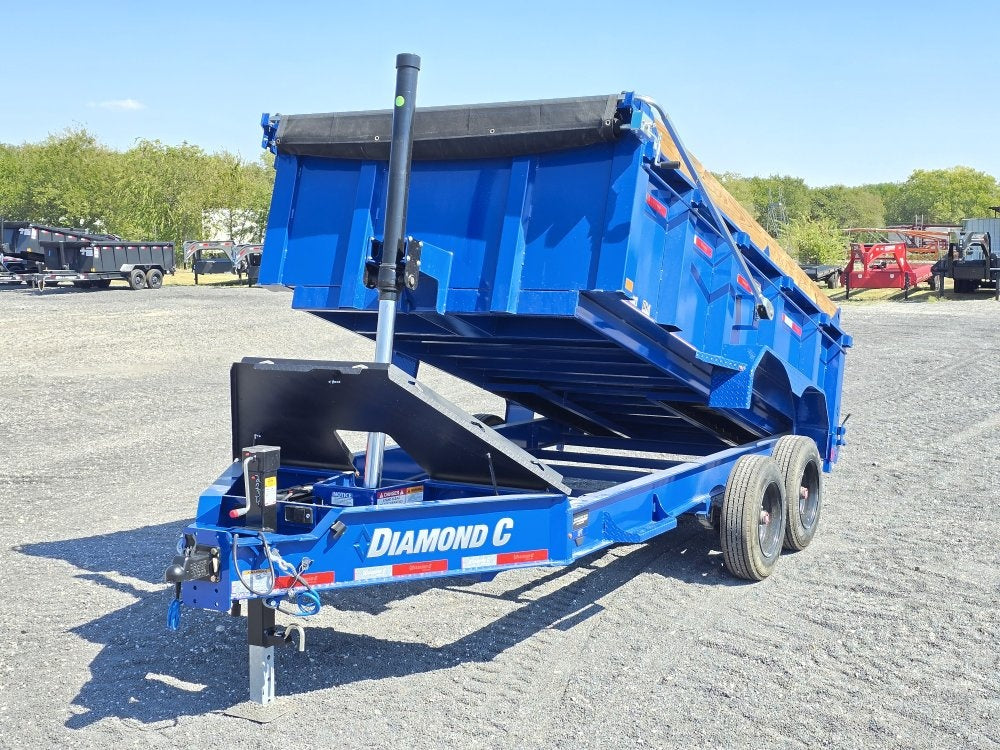 14' LPT BP Low Profile Dump Trailer - 8k Axles - Telescopic - Dump Trailers/Dump Trailers - Stryker Dealership Group