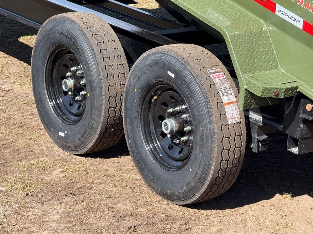 14' LZ7 Dump Trailer 30" Walls - Scissor Lift - 14K GWVR - 14ply Tires - 3 Way Door - Ramps - Dump Trailers - Stryker Dealership Group