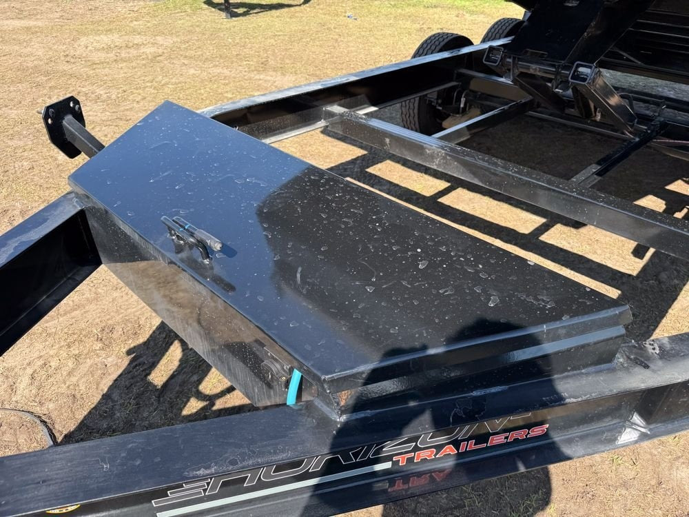 14' LZ7 Dump Trailer 30" Walls - Scissor Lift - 14K GWVR - 14ply Tires - 3 Way Door - Ramps - Dump Trailers - Stryker Dealership Group