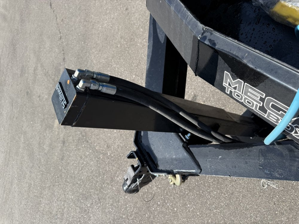 14' LZ7 Dump Trailer 42" Walls - Telescopic Lift - 14K GWVR - Hydraulic Jacks - 3 Way Door - Ramps - Dump Trailers - Stryker Dealership Group