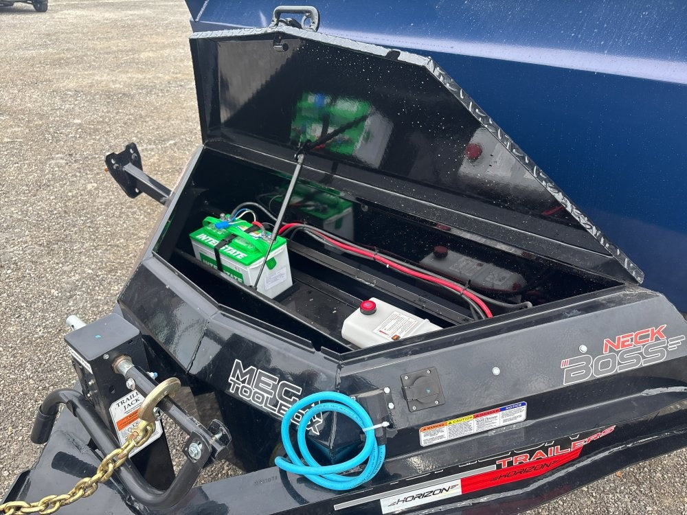 14' LZ7 Dump Trailer 50" Walls - Scissor Lift - 14K GWVR - 14ply Tires - 3 Way Door - Ramps - Dump Trailers/Dump Trailers - Stryker Dealership Group