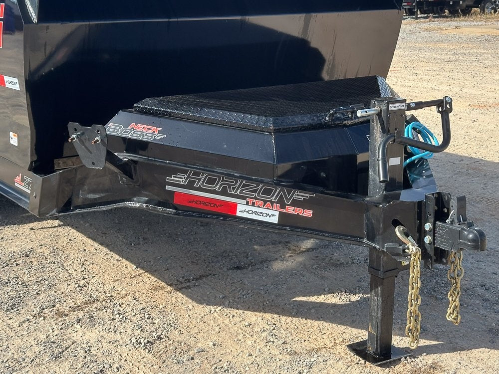 14' LZ7 Dump Trailer 50" Walls - Scissor Lift - 14K GWVR - 14ply Tires - 3 Way Door - Ramps - Bumper Pull Dump/Dump Trailers - Stryker Dealership Group