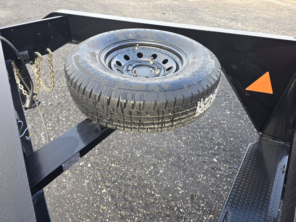 14' RawMaxx Bumper Pull Roll Off Package (2) 7k Axles + 3 Bins w/ 4' Walls - Roll Off Base Trailer/RO 14' Gooseneck - Stryker Dealership Group