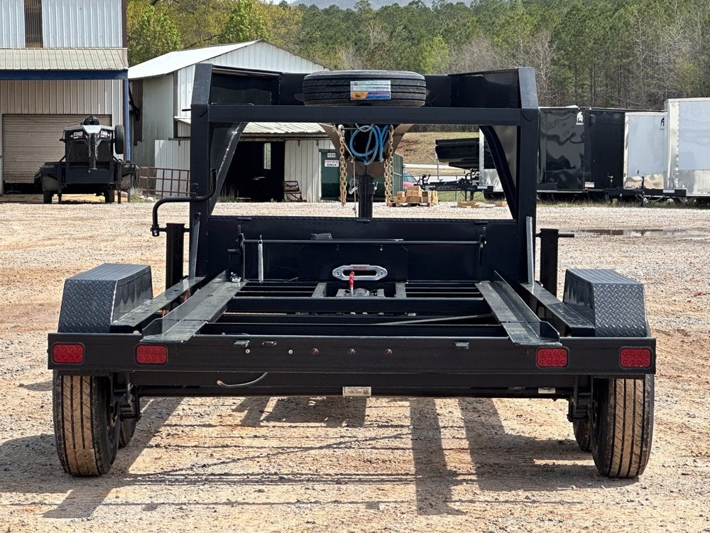 14' RKO GN Roll Off Base Trailer (2) 7K Axles, Winch - 14' Gooseneck/Roll Off Base Trailer - Stryker Dealership Group