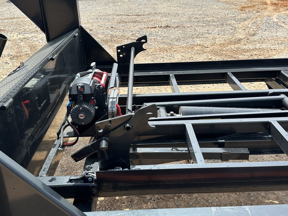 14' RKO GN Roll Off Base Trailer (2) 7K Axles, Winch - 14' Gooseneck/Roll Off Base Trailer - Stryker Dealership Group