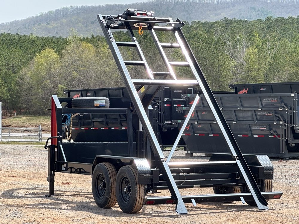 14' RKO GN Roll Off Base Trailer (2) 7K Axles, Winch - 14' Gooseneck/Roll Off Base Trailer - Stryker Dealership Group