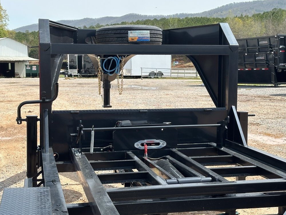 14' RKO GN Roll Off Base Trailer (2) 7K Axles, Winch - 14' Gooseneck/Roll Off Base Trailer - Stryker Dealership Group