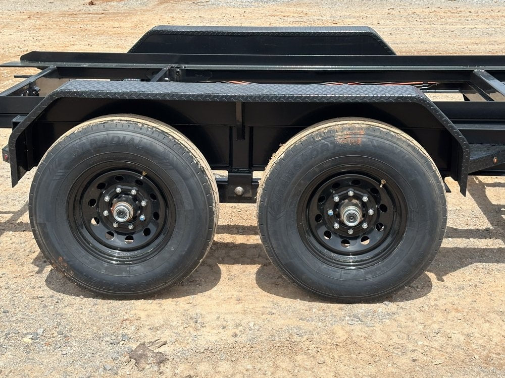 14' RKO GN Roll Off Base Trailer (2) 7K Axles, Winch - 14' Gooseneck/Roll Off Base Trailer - Stryker Dealership Group