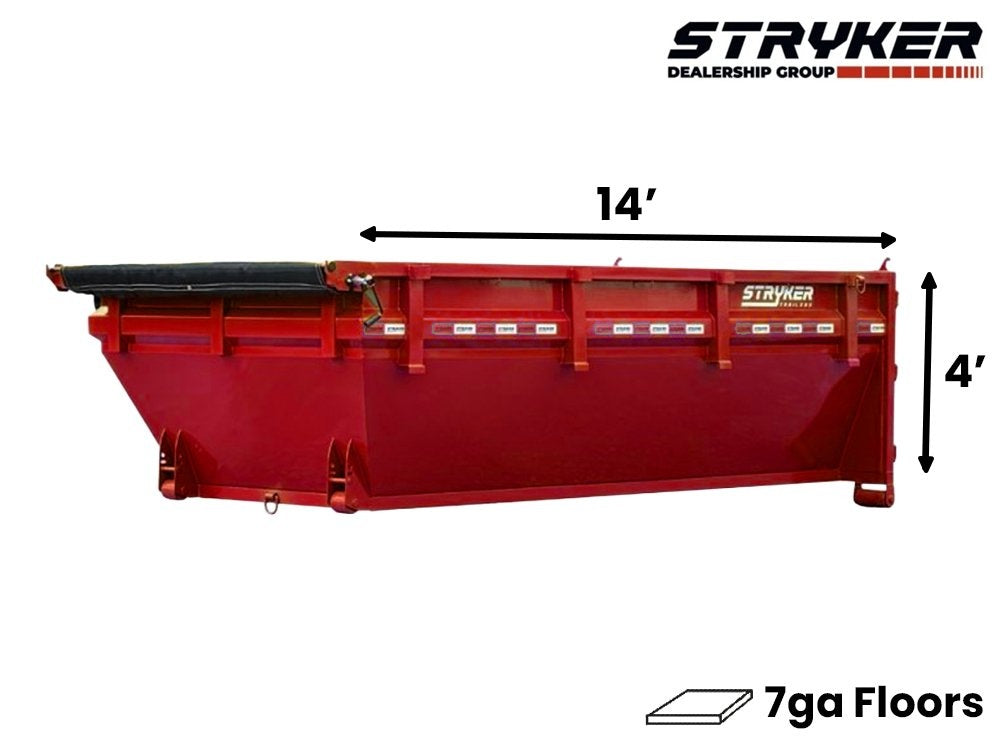 14' Roll Off Bin 4' Walls - Roll Off Bin/RO 14x4 Bin - Stryker Dealership Group