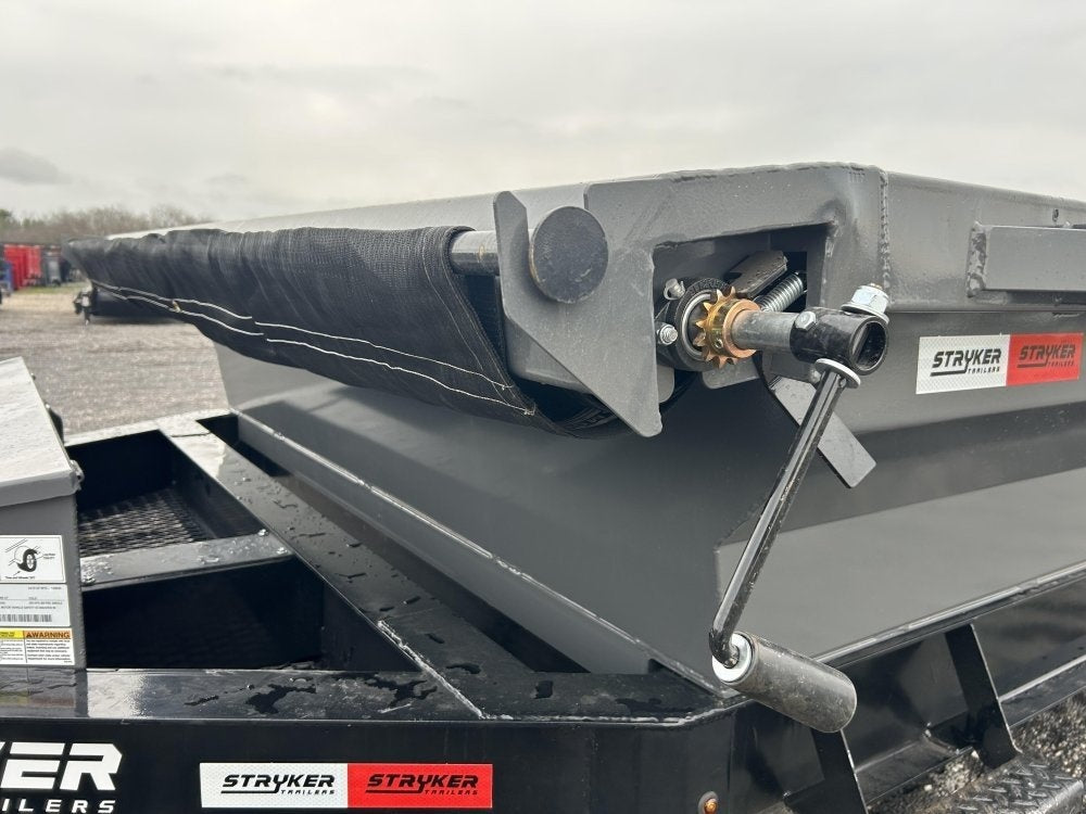 14' Stryker EDT Bumper Pull Dump Trailer 20" Side Walls - (2) 7k Axles - Bumper Pull Dump - Dump Trailers - Stryker Dealership Group