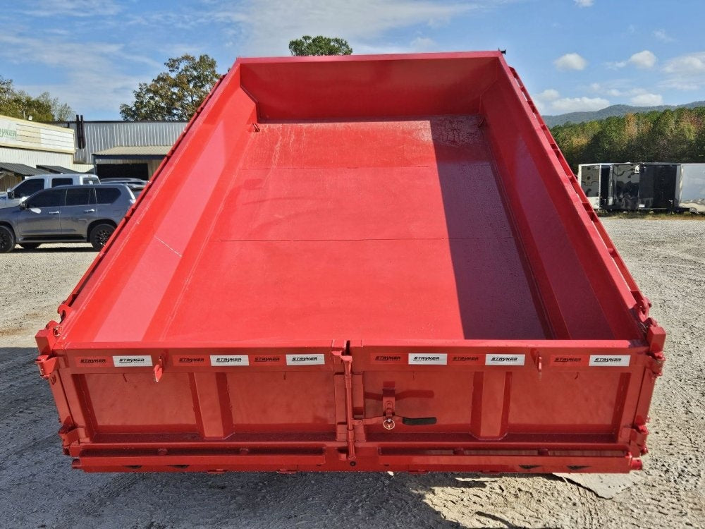 14' Stryker EDT Bumper Pull Dump Trailer 20" Side Walls - (2) 7k Axles - Bumper Pull Dump/Dump Trailers - Stryker Dealership Group