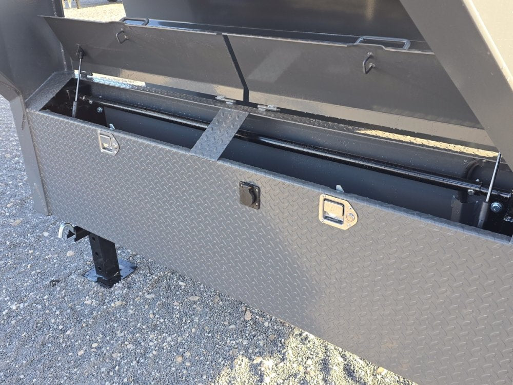 14' Stryker SDT Gooseneck Dump Trailer 36" Side Walls - (2) 8k Axles - Dump Trailers/DT2 Contractor - Stryker Dealership Group