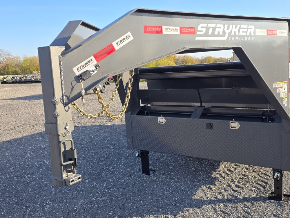 14' Stryker SDT Gooseneck Dump Trailer 36" Side Walls - (2) 8k Axles - Dump Trailers/DT2 Contractor - Stryker Dealership Group