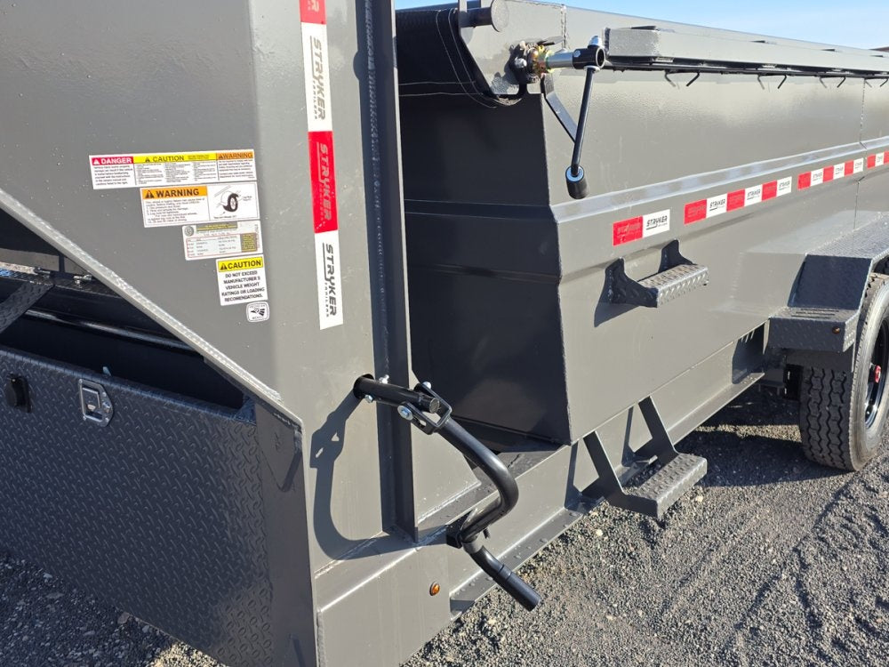 14' Stryker SDT Gooseneck Dump Trailer 36" Side Walls - (2) 8k Axles - Dump Trailers/DT2 Contractor - Stryker Dealership Group