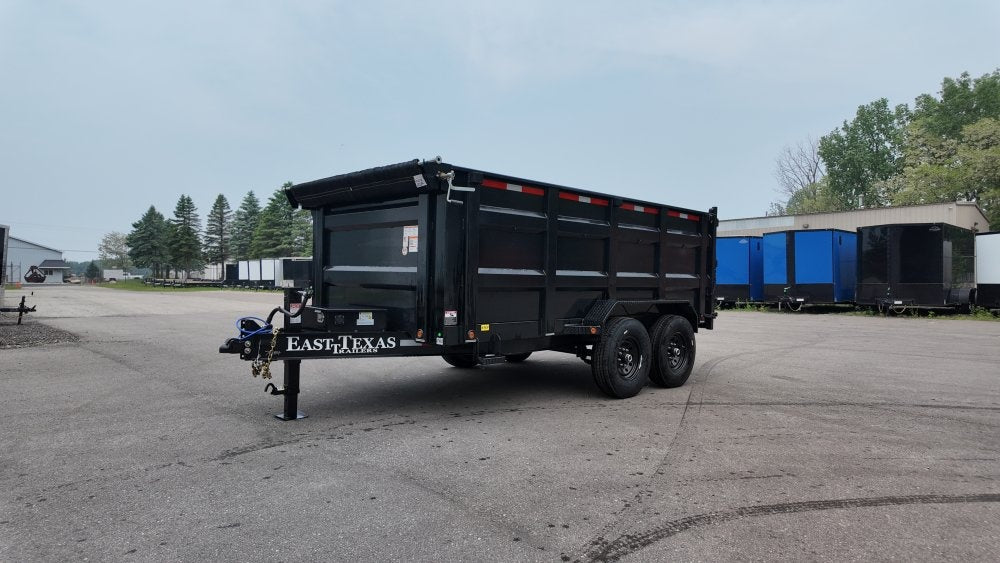 14' x 83" ET BP Dump Trailer 48" Sides - 7K Axles - 14K GVWR - Bumper Pull Dump/Dump Trailers - Stryker Dealership Group