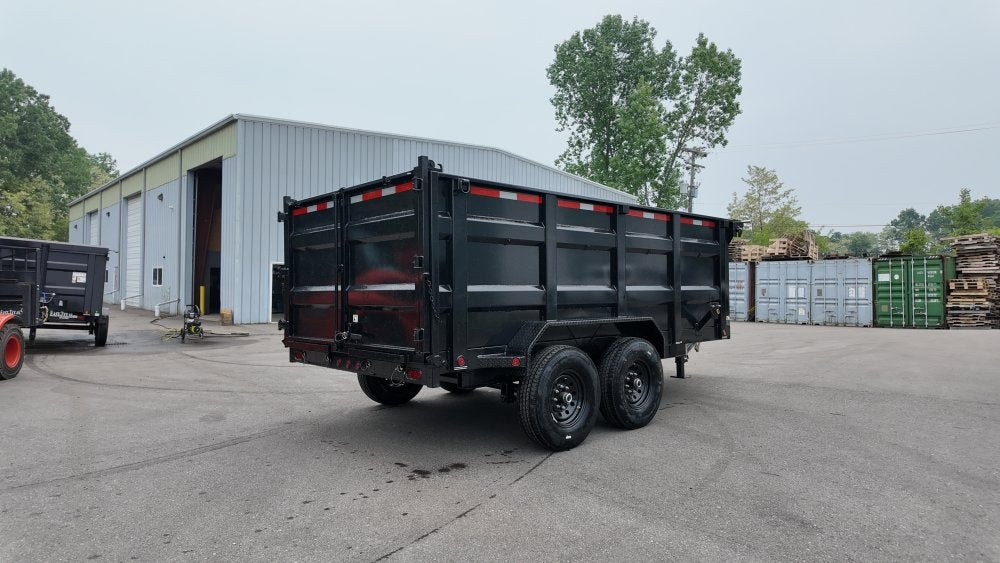 14' x 83" ET BP Dump Trailer 48" Sides - 7K Axles - 14K GVWR - DT2 Contractor - Stryker Dealership Group
