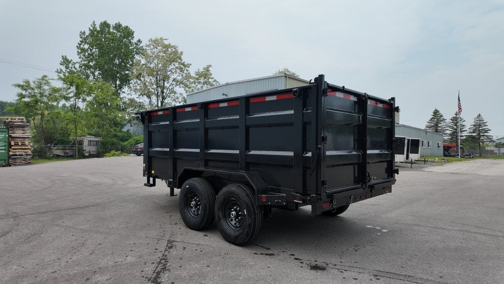 14' x 83" ET BP Dump Trailer 48" Sides - 7K Axles - 14K GVWR - Bumper Pull Dump/Dump Trailers - Stryker Dealership Group