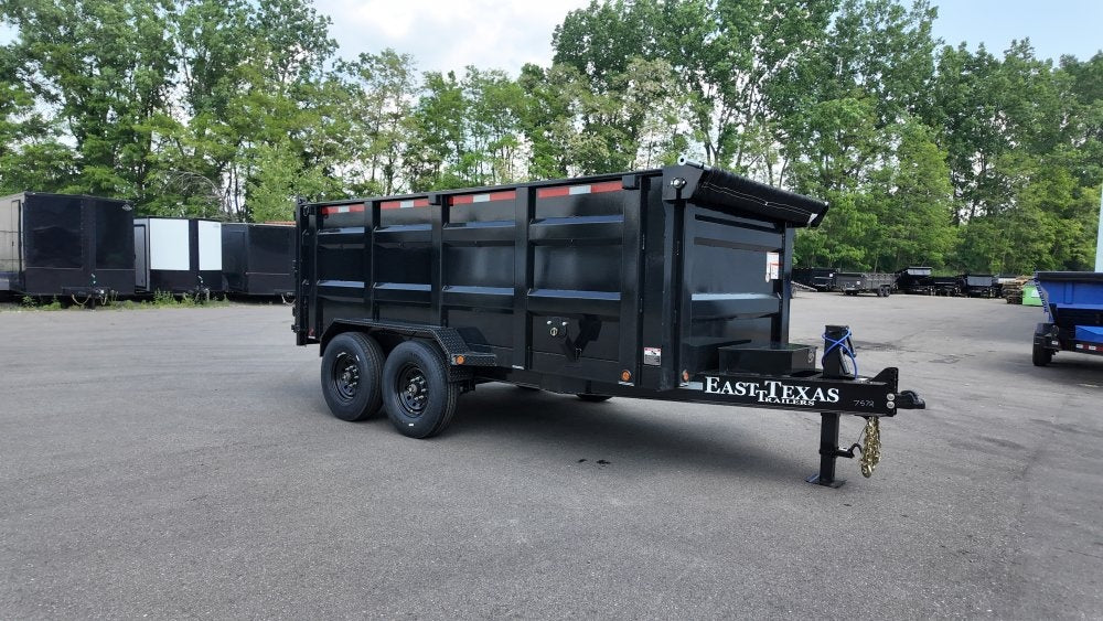 14' x 83" ET BP Dump Trailer 48" Sides - 8K Axles - Bumper Pull Dump/Dump Trailers - Stryker Dealership Group