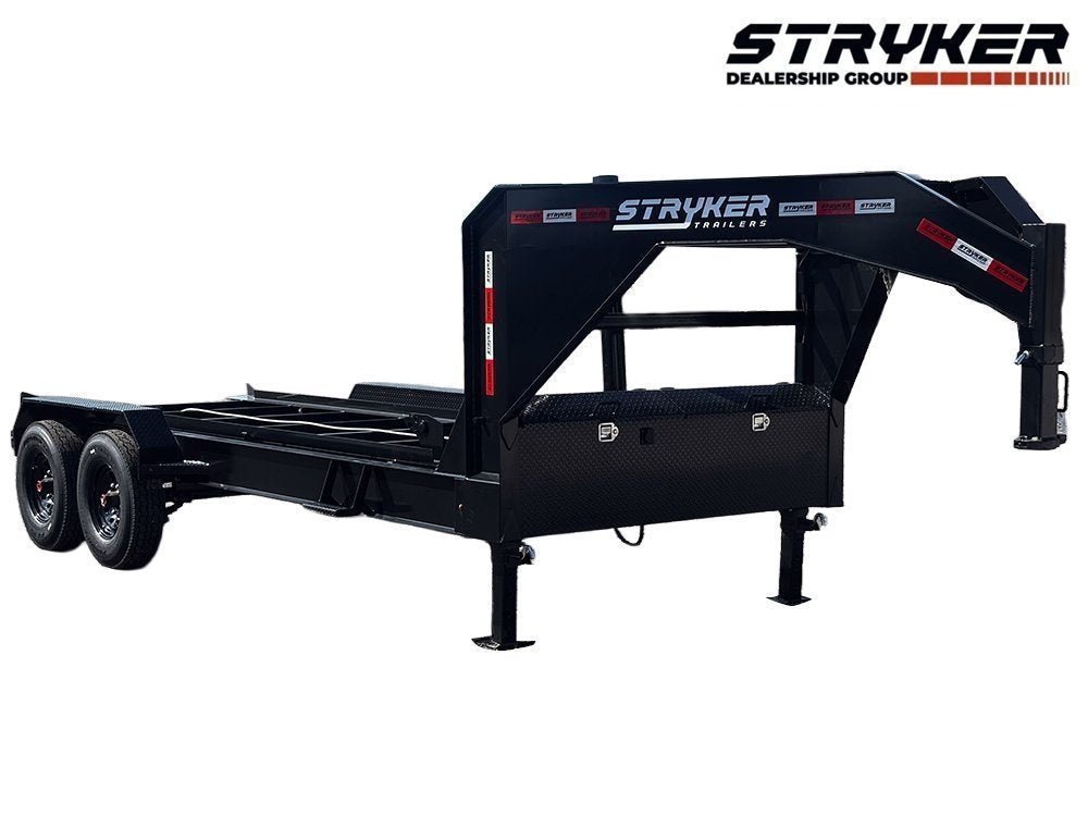 16' Gooseneck Roll Off Base Trailer (2) 8K Axles 14 ply Tires 003119 - Stryker Dealership Group