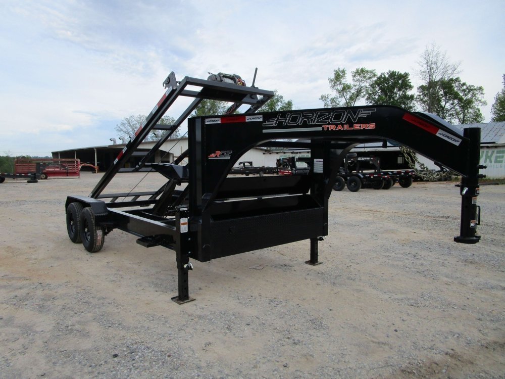 16' Horizon RDZ Gooseneck Roll Off Base Trailer - (2) 7K Axles 016365 - Stryker Dealership Group