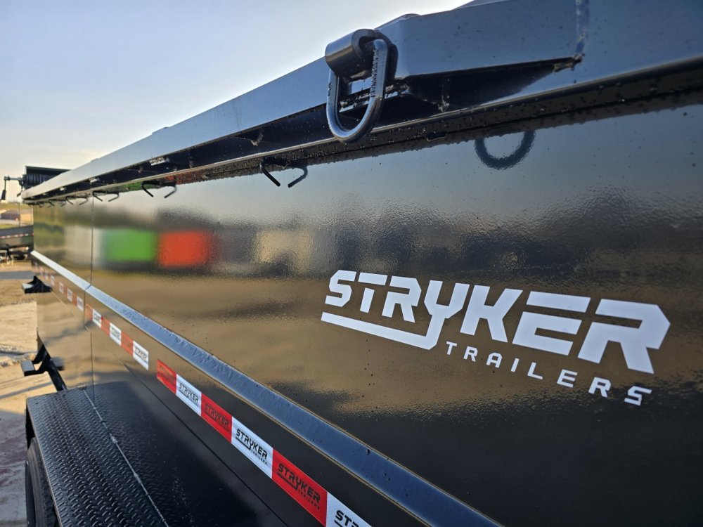 16' Stryker SDT Bumper Pull Dump Trailer 48" Side Walls - (2) 7k Axles 3760 - Stryker Dealership Group