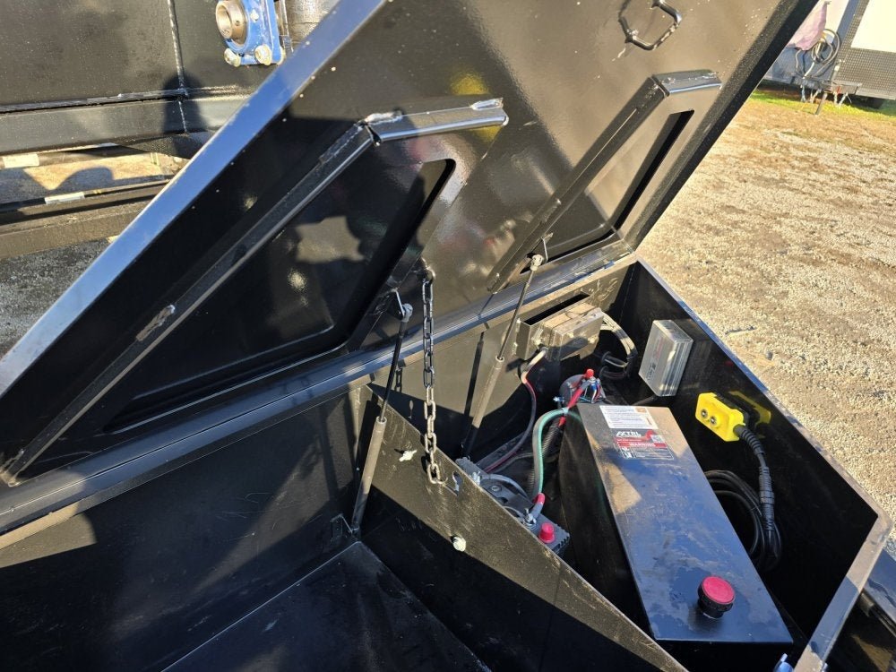16' Stryker SDT Bumper Pull Dump Trailer 48" Side Walls - (2) 7k Axles 3760 - Stryker Dealership Group